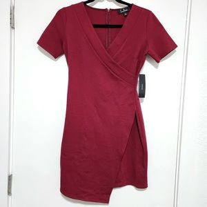 NWT Bodycon Dress - Lulus - Maroon Red - S / Small